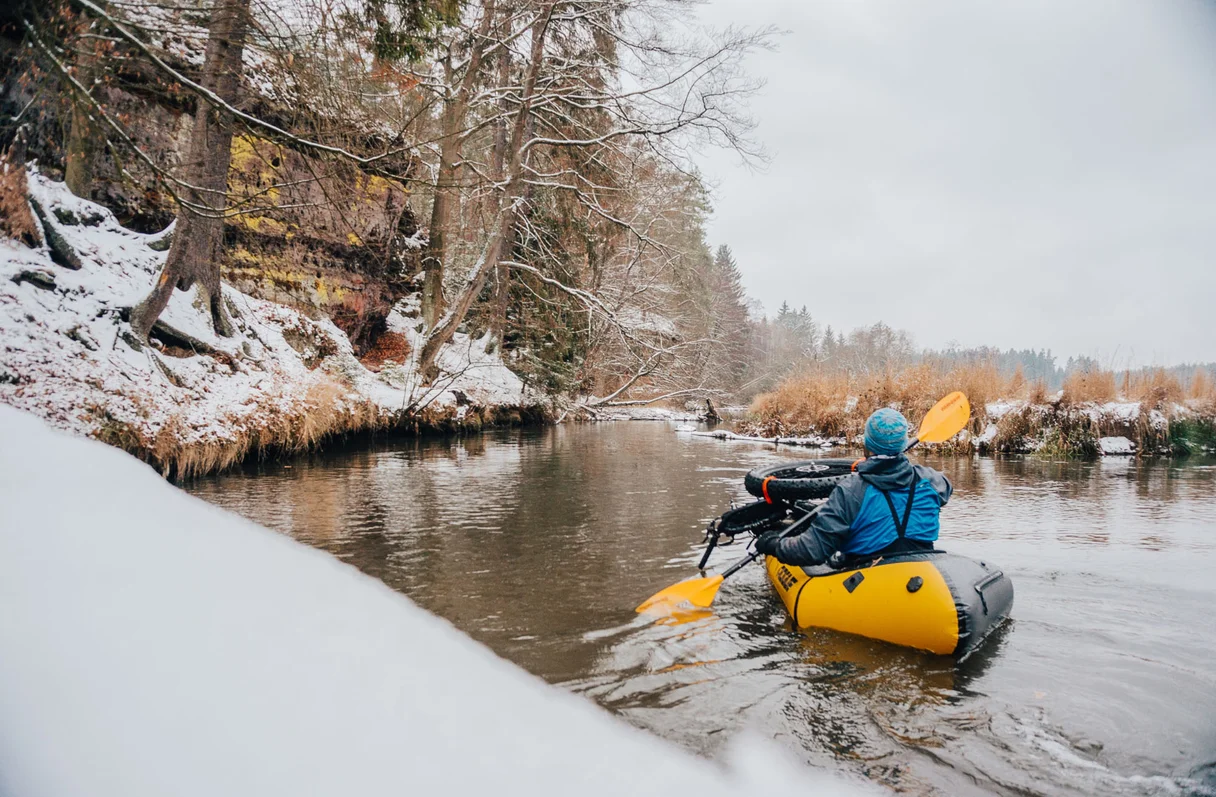 Zimni Packrafting
